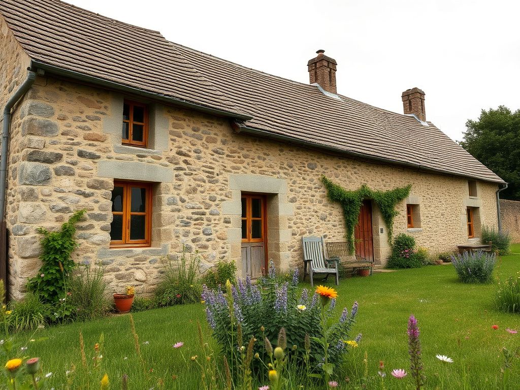 longère avant rénovation à Blain