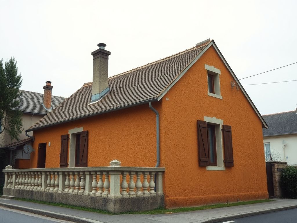 Pavillon années 70 avant rénovation